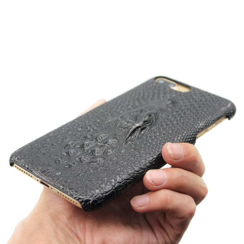 3D Crocodile Retro Hard Shell Cover Case for Iphone Models - Image 0