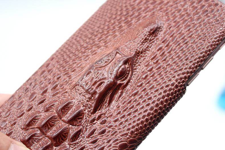 3D Crocodile Retro Hard Shell Cover Case for Iphone Models