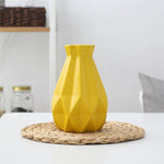 Modern Europe Brief Matt Diamond Porcelain Ceramic Vase - MaviGadget