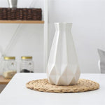 Modern Europe Brief Matt Diamond Porcelain Ceramic Vase - MaviGadget