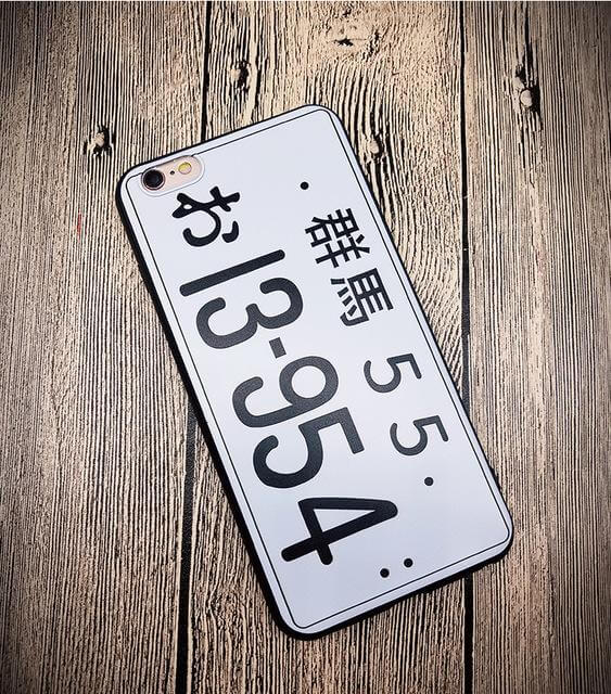 Fashion License Plate Pattern Phone case For Iphone Models - Image 3