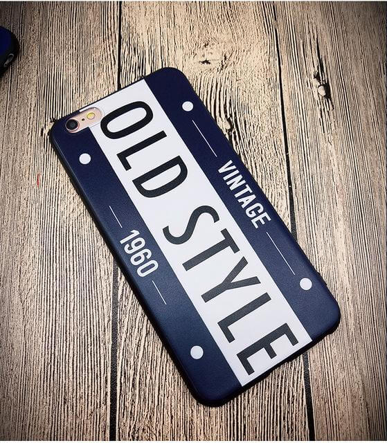 Fashion License Plate Pattern Phone case For Iphone Models - Image 5