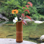 Japanese Handmade Bamboo Flower Vase - MaviGadget