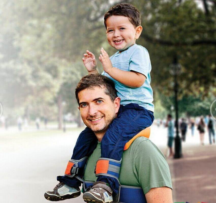 Hands-Free Shoulder Carrier with Ankle Straps - Image 0