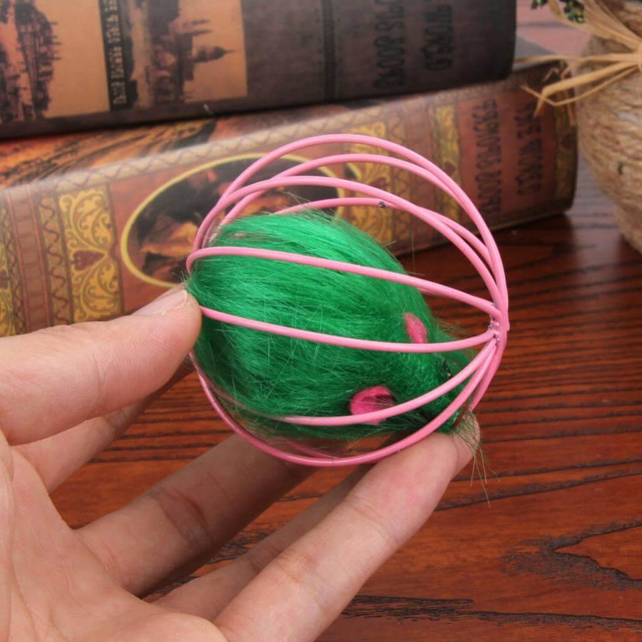 Hollow Ball Feather Cat Toys - Image 3