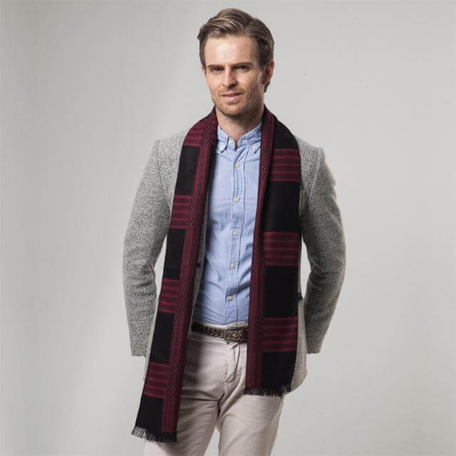 New Striped Cashmere Scarf - Image 3