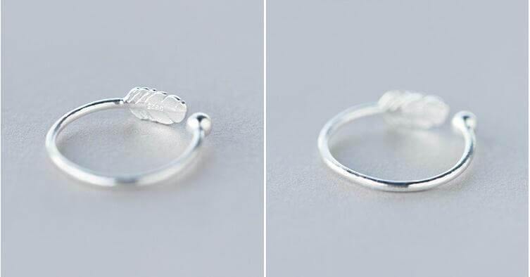 Atmosphere Personality Silver Ring - Image 2