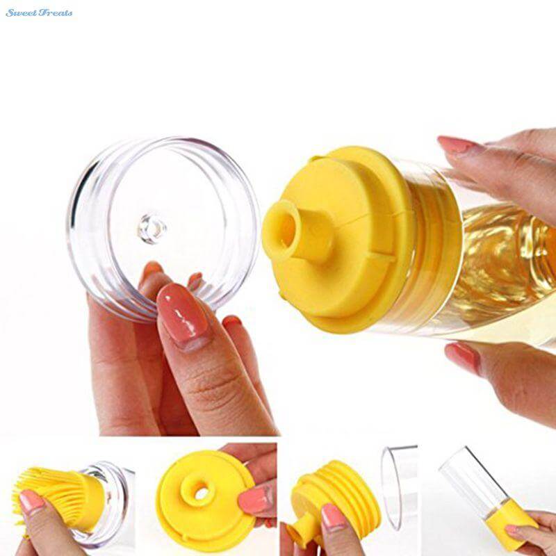 Honey Oil Brush Bottle