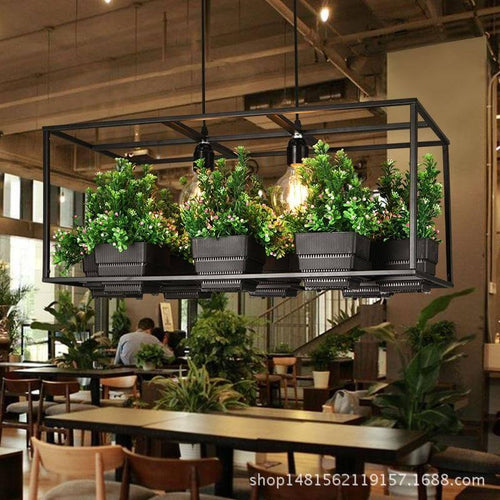 Modern Simple Creative Plant Chandelier Lamps - Image 0
