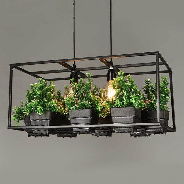Modern Simple Creative Plant Chandelier Lamps - Image 2