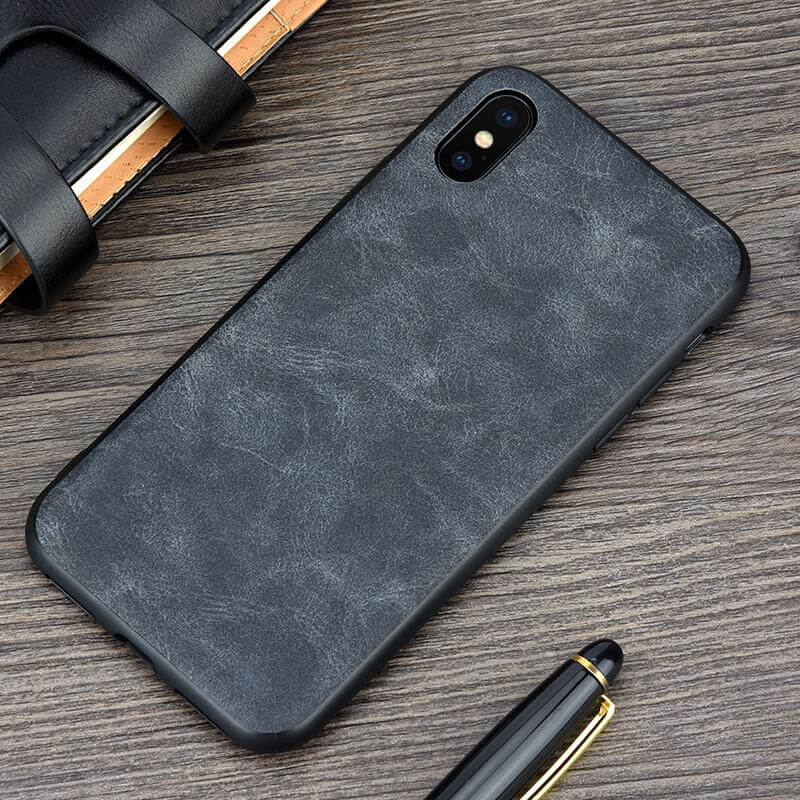 Vintage PU Leather Case for iPhone X and Other Models - Image 0