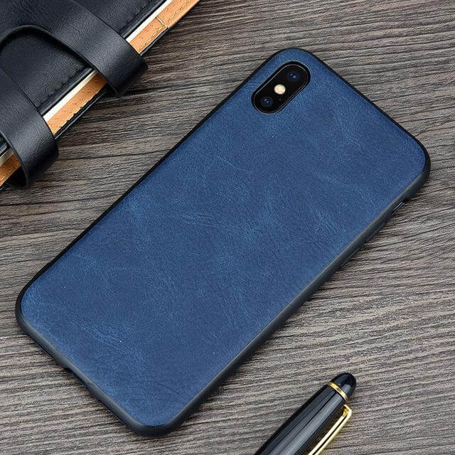 Vintage PU Leather Case for iPhone X and Other Models - Image 2