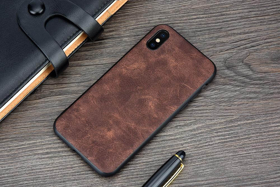 Vintage PU Leather Case for iPhone X and Other Models - Image 7
