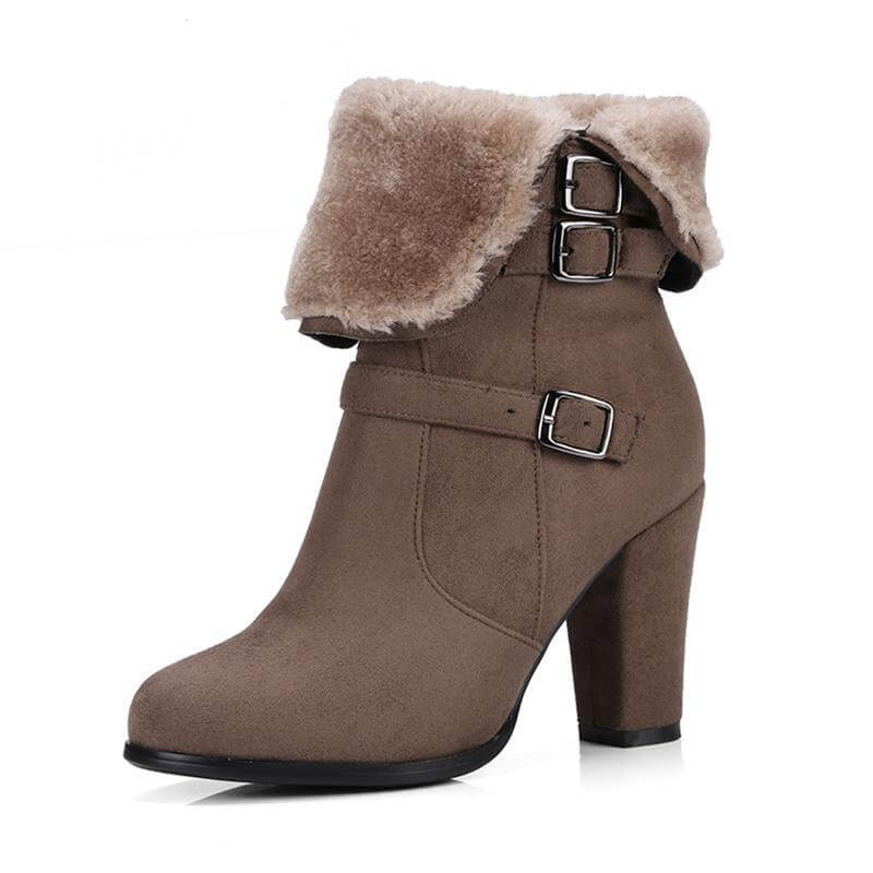 Thick Plush Snow Ankle Boots - Image 0