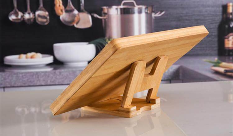 Cutting Board Foldable wooden pot lids holder - Image 3