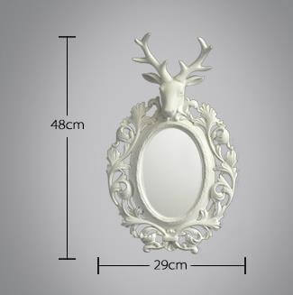 Vintage Statue Home Decor Wall decoration Make-up Mirror - Image 1