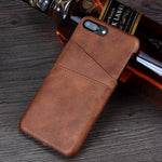 Luxury Leather Wallet Case for Iphone Models - MaviGadget