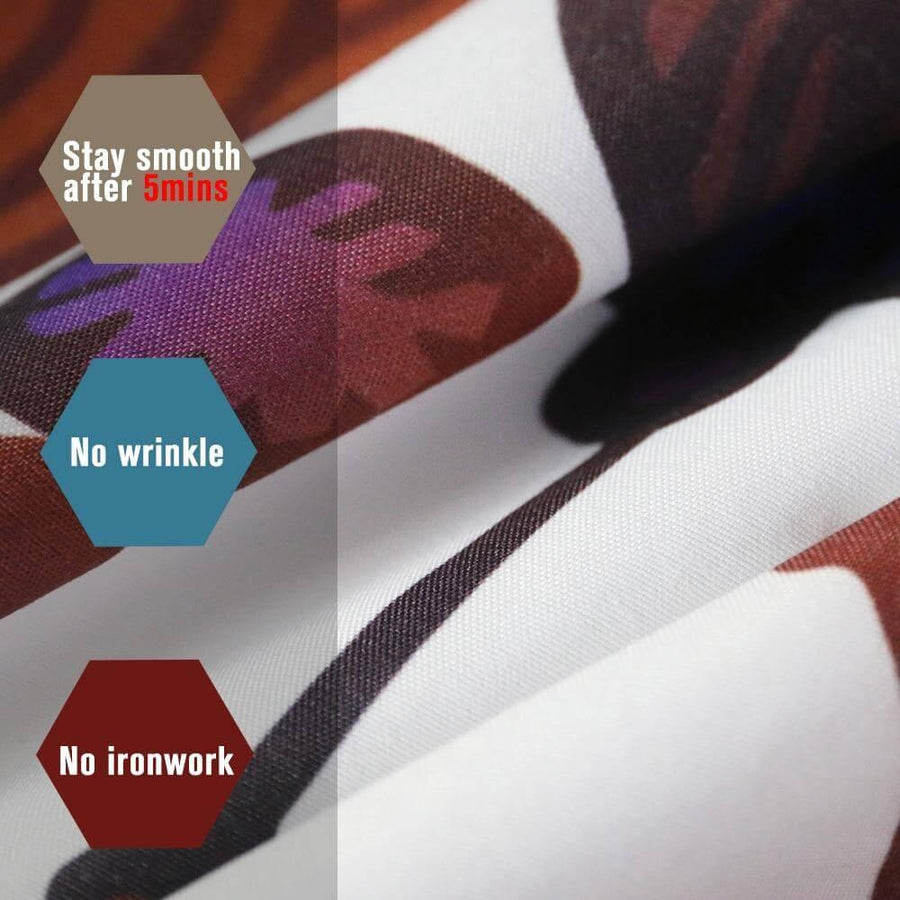 3pcs Luxury Hipster Watercolor Dreamcatcher Feathers Comfortable Duvet Cover Bedding Set - Image 5
