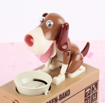 Coin Eating Doggy Piggy Money Bank