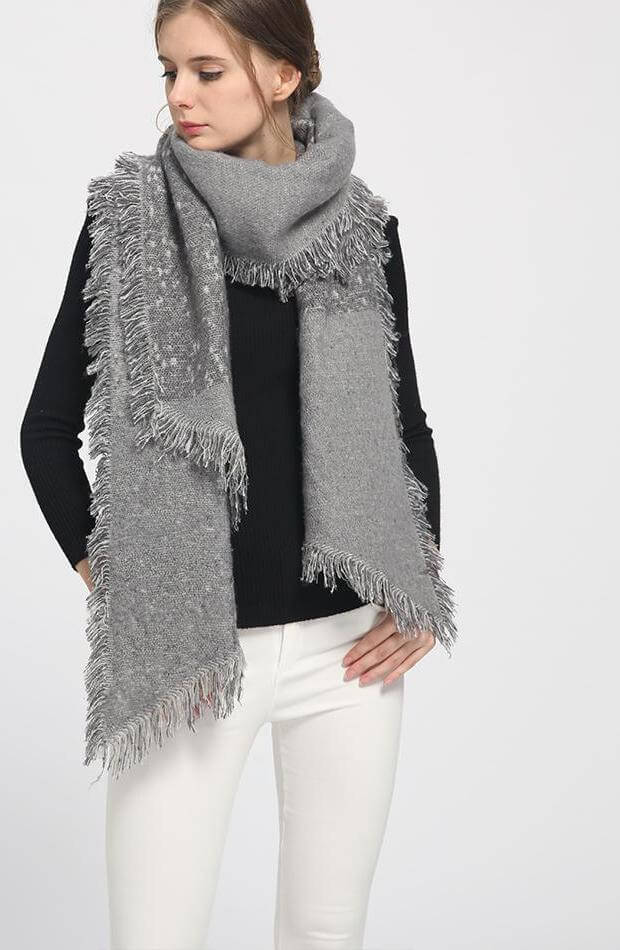 Luxury Women's Shawls Winter Warm Scarf - Image 0
