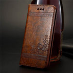 Retro Leather Case For iPhone Models - MaviGadget