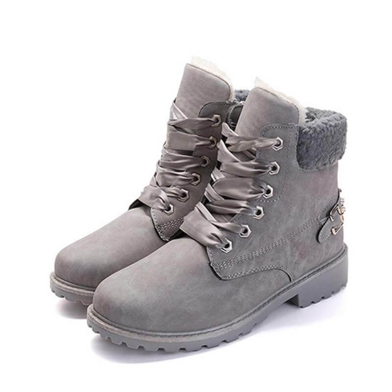 New British Style Lace Up Ankle Boots for Women - Image 3
