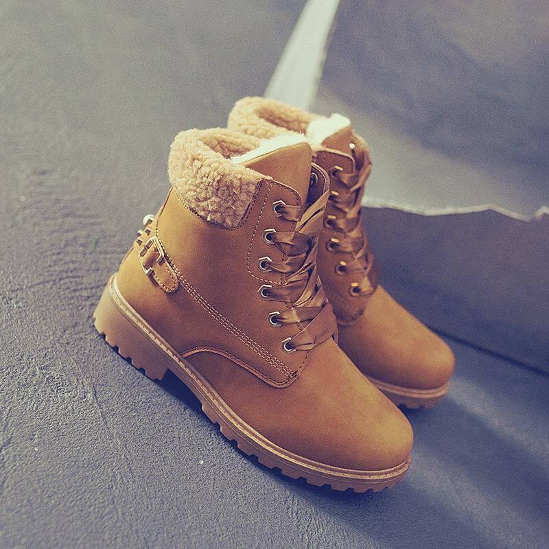 New British Style Lace Up Ankle Boots for Women - Image 6