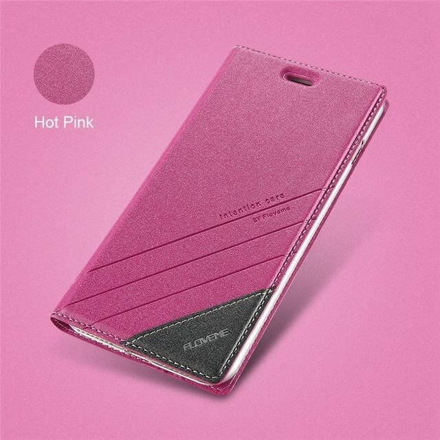 Luxury Flip Card Slot Leather Cases For iPhone X and Other Models - Image 4