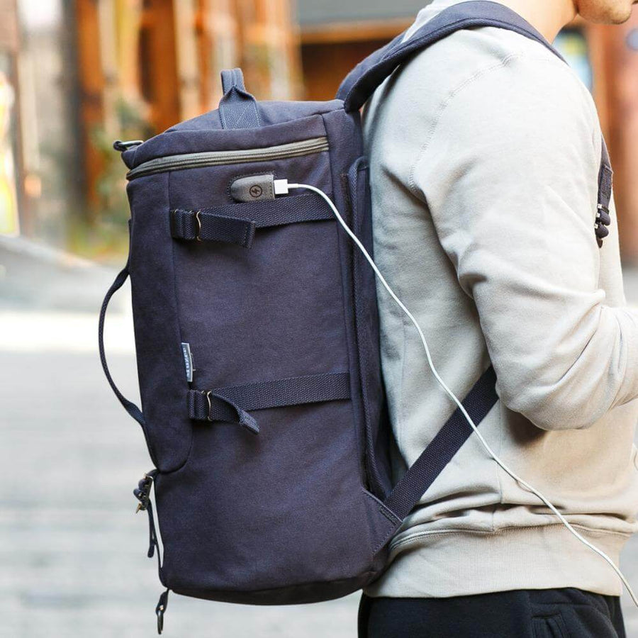 Cylinder package Multifunctional Male Fashion Backpack - Image 1