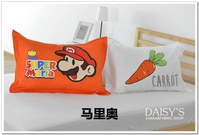 3D Cotton Cartoon Pillow Cases