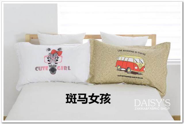 3D Cotton Cartoon Pillow Cases