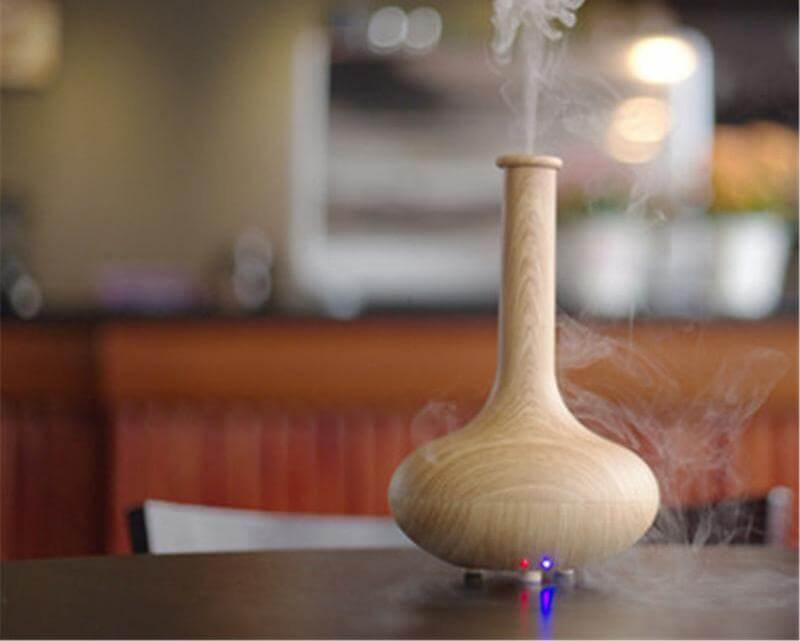 Light Wood 160ml Ultrasonic Mist Maker Air Humidifier - Image 3