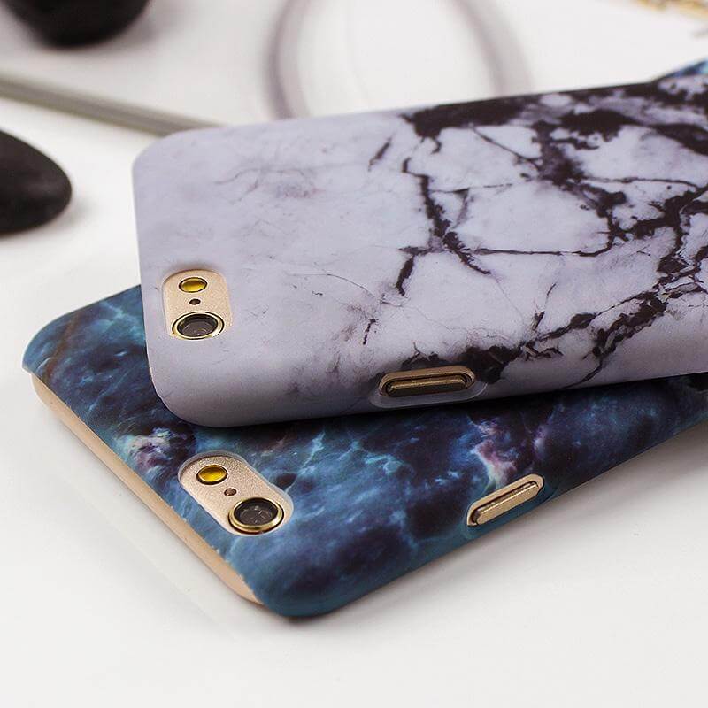 Retro Stone Marble Cases for iPhone