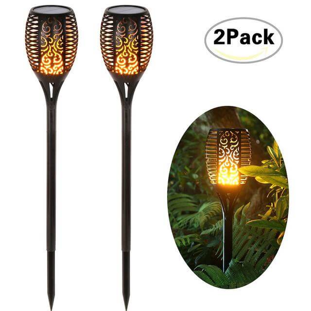 LED Outdoor Flickering Dancing Flames Lights - Image 1