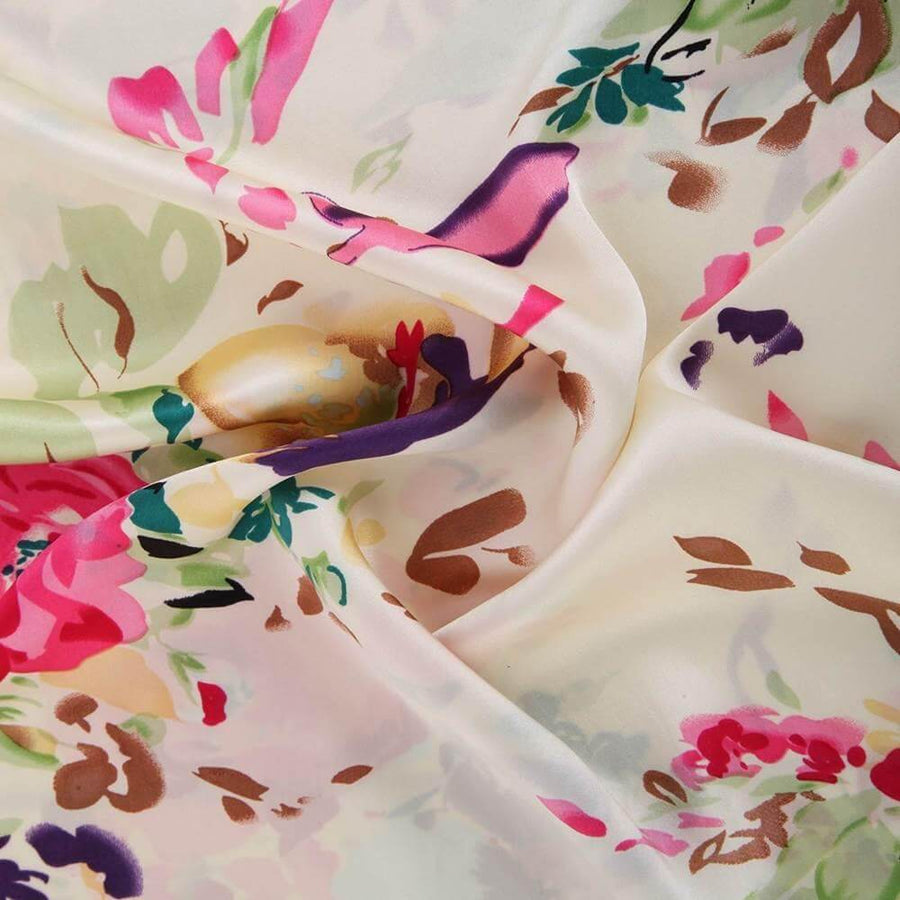 100% Nature Colorful Silk Colorful Pillowcases - Image 33