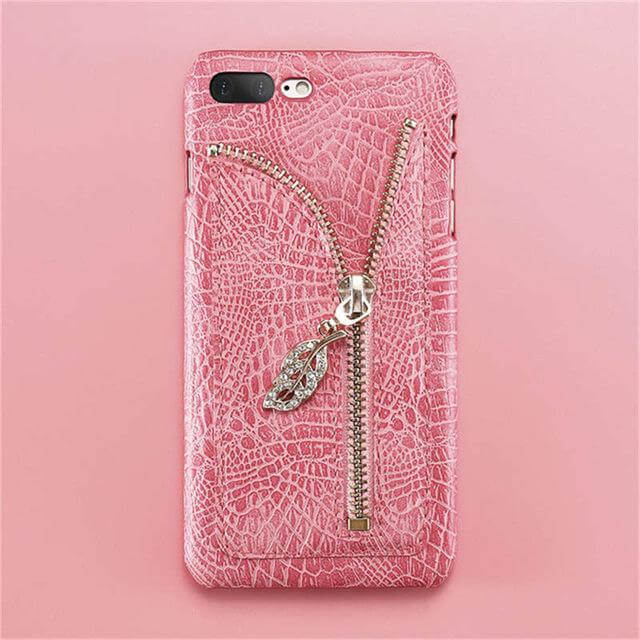Retro Crocodile Grain Leather Case For Iphone Models - Image 3