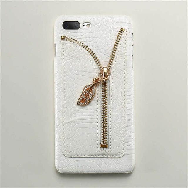 Retro Crocodile Grain Leather Case For Iphone Models - Image 1