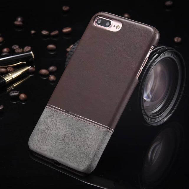 Sport Retro Leather Case Cover For iPhone X and other models - Image 5