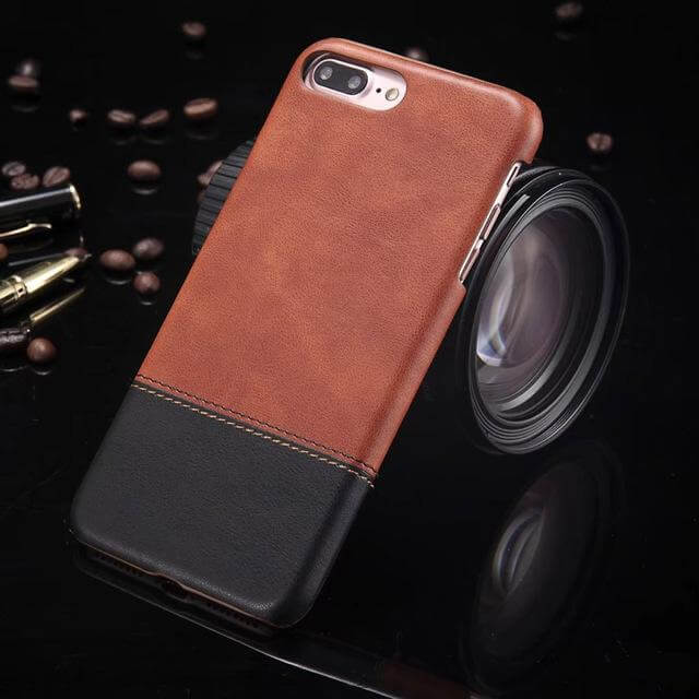 Sport Retro Leather Case Cover For iPhone X and other models - Image 1