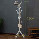 8 Hooks Solid Modern Wood Modern Coat Hanger - MaviGadget