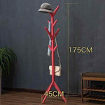 8 Hooks Solid Modern Wood Modern Coat Hanger