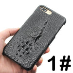 3D Crocodile Retro Hard Shell Cover Case for Iphone Models