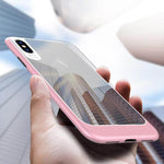 iPhone X Luxury Hybrid TransparentClear SlimHard Back Cover Case - MaviGadget