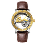 Business Hollow Transparent Mechanical Men Watch