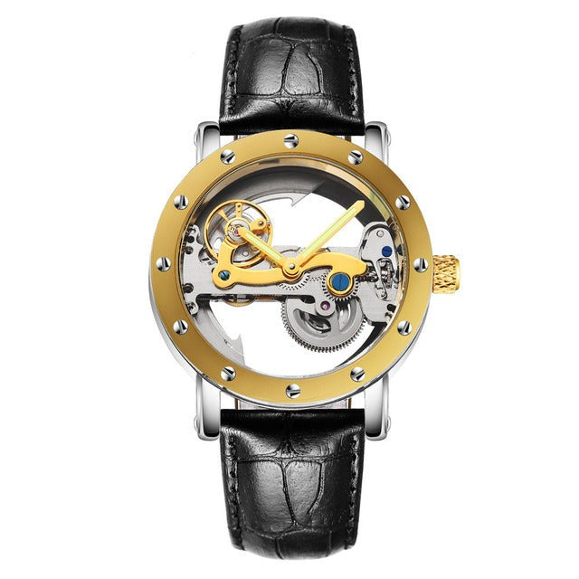 Business Hollow Transparent Mechanical Men Watch - Image 7