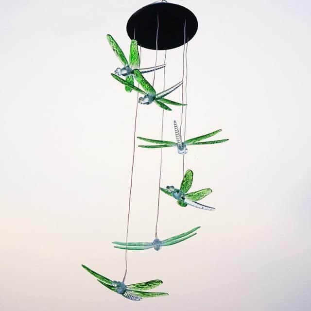 Outdoor LED Solar Hummingbirds DrangFly Lamp - Image 9