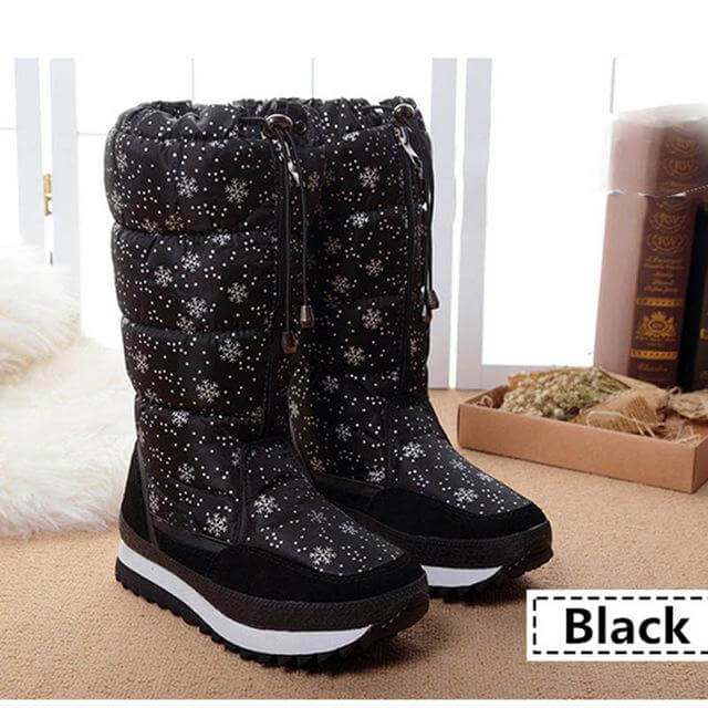 Women Plus Waterproof winter boots - Image 1