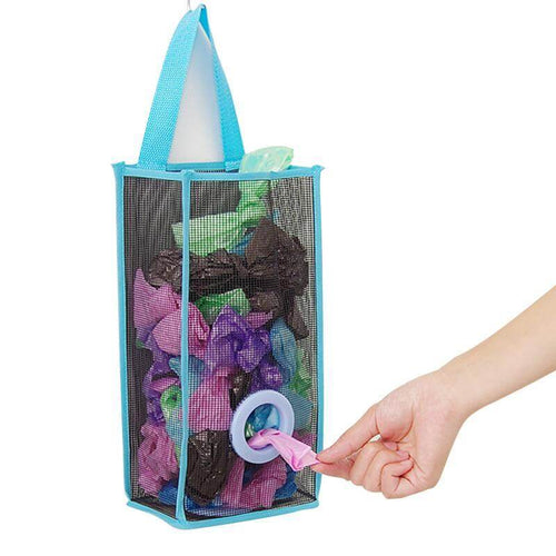 Hanging Mesh Garbage Bag Organizer - Image 0