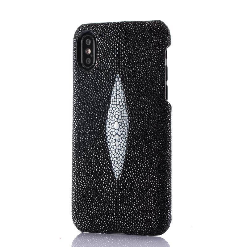 Fashion Pearl Fish Skin Leather Iphone X Case - Image 0