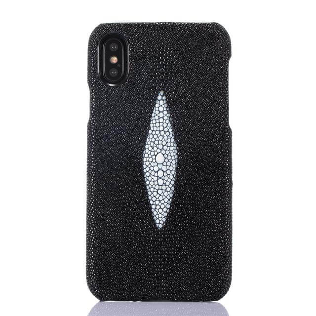 Fashion Pearl Fish Skin Leather Iphone X Case - MaviGadget